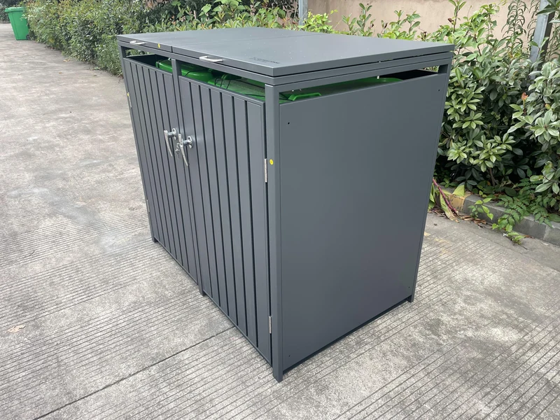 DIRITTO Mülltonnenbox 2er Modell