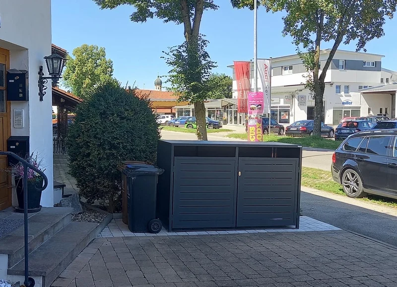 Fahrradbox für 2 Fahrräder, E-Bike