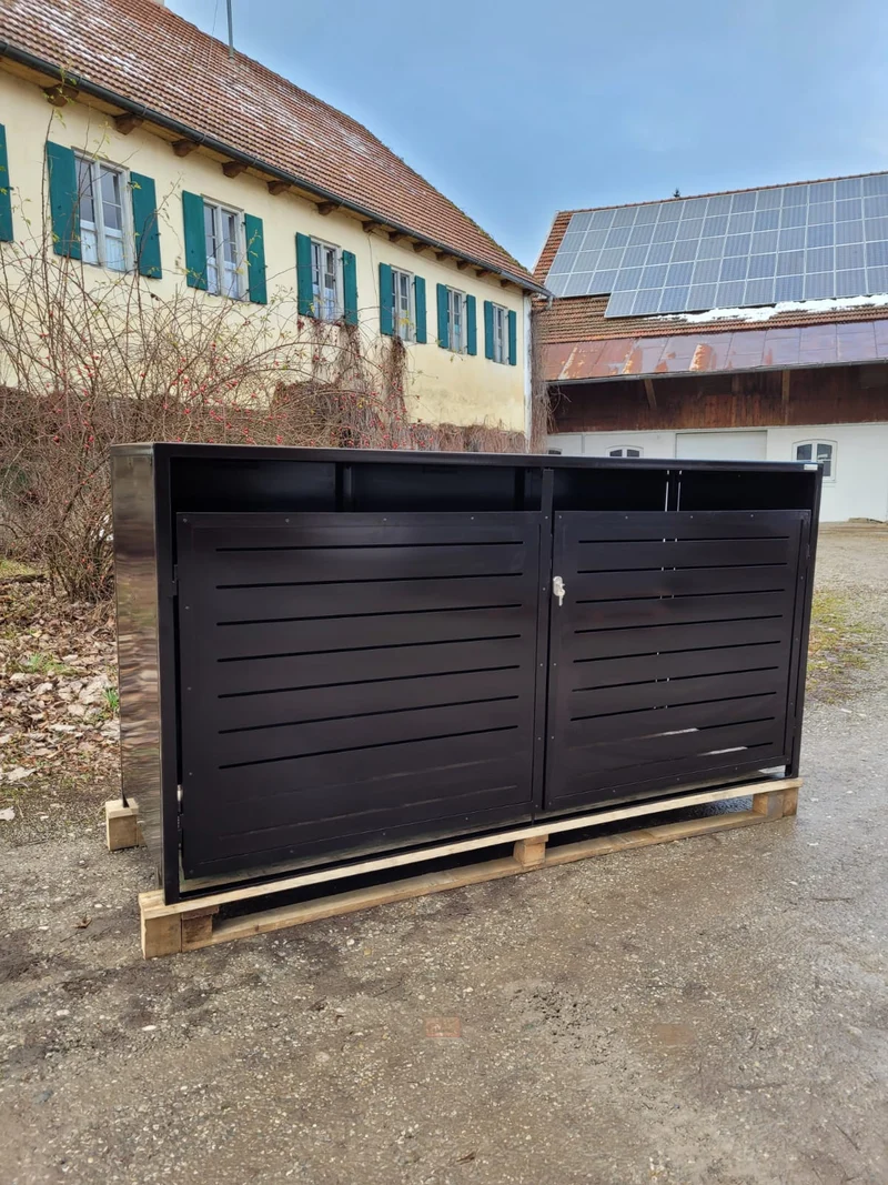 Fahrradbox für 2 Fahrräder, E-Bike