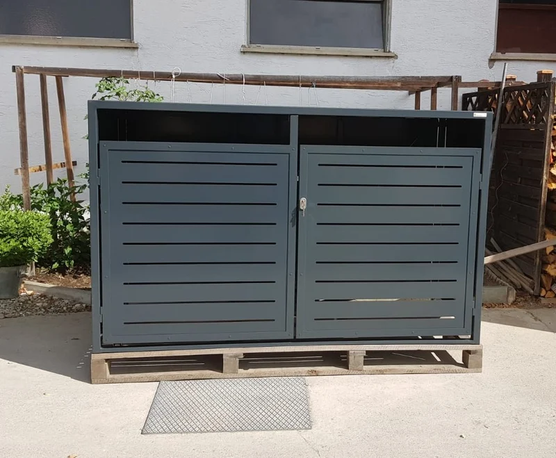 Fahrradbox für 2 Fahrräder, E-Bike
