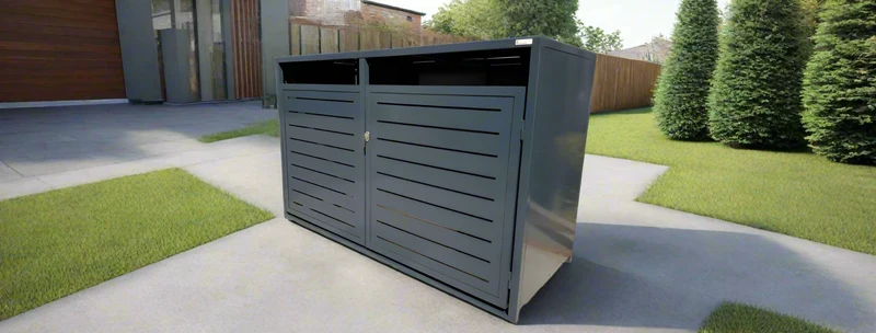 Fahrradbox für 2 Fahrräder, E-Bike