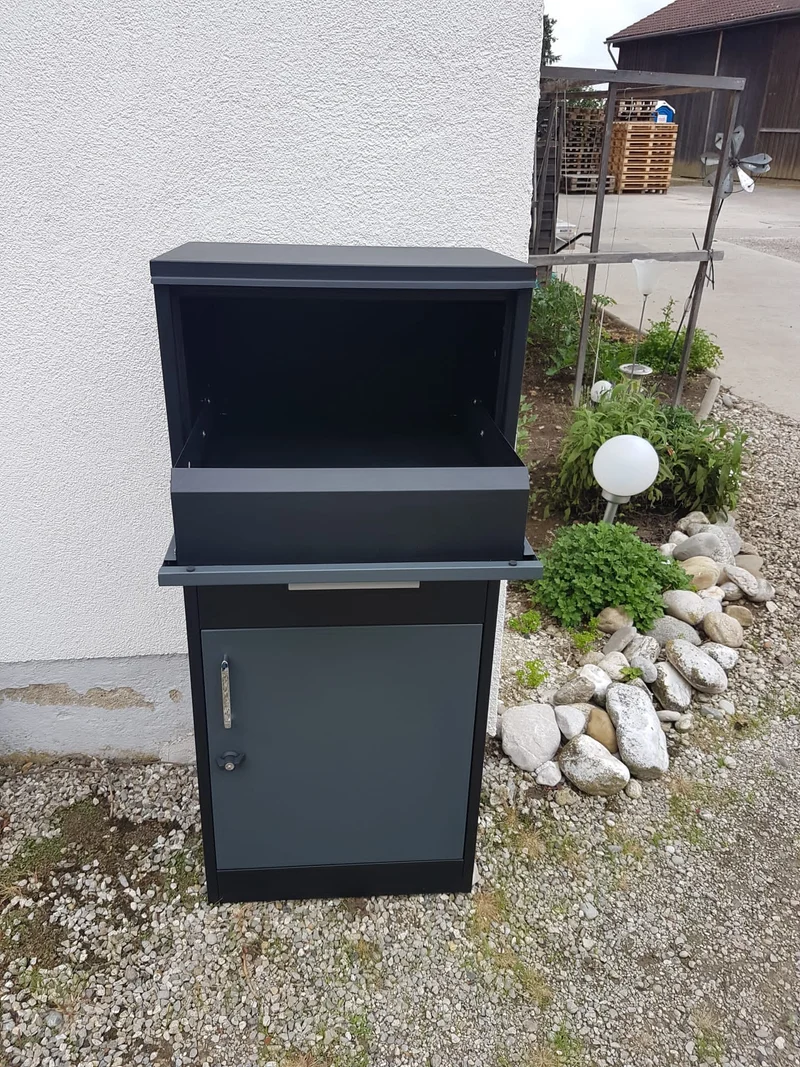 Paketbox Premium Blackline – sicher & elegant
