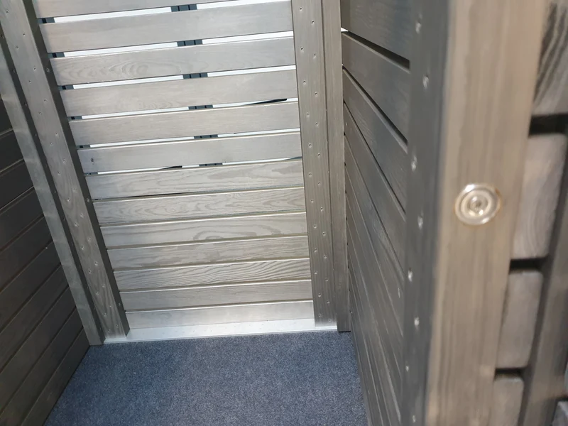 PREMIUM Edle 2er Holzbox mit Klappdach
