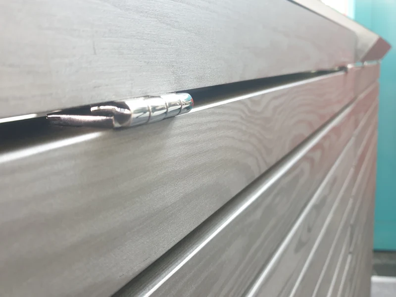 PREMIUM Edle 2er Holzbox mit Klappdach