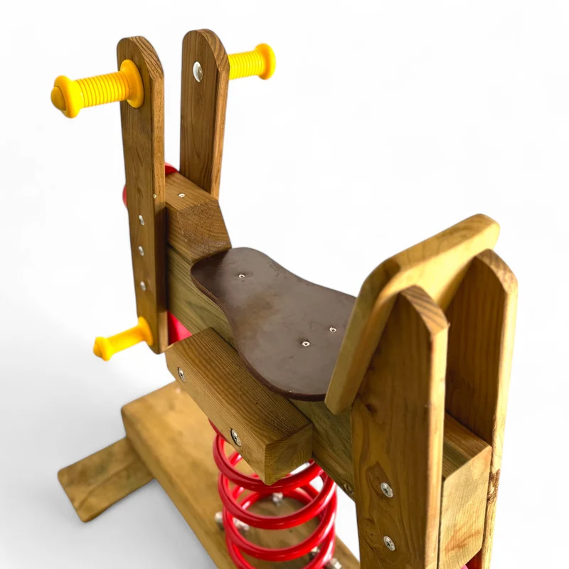 Federwipper Motorrad - Holz