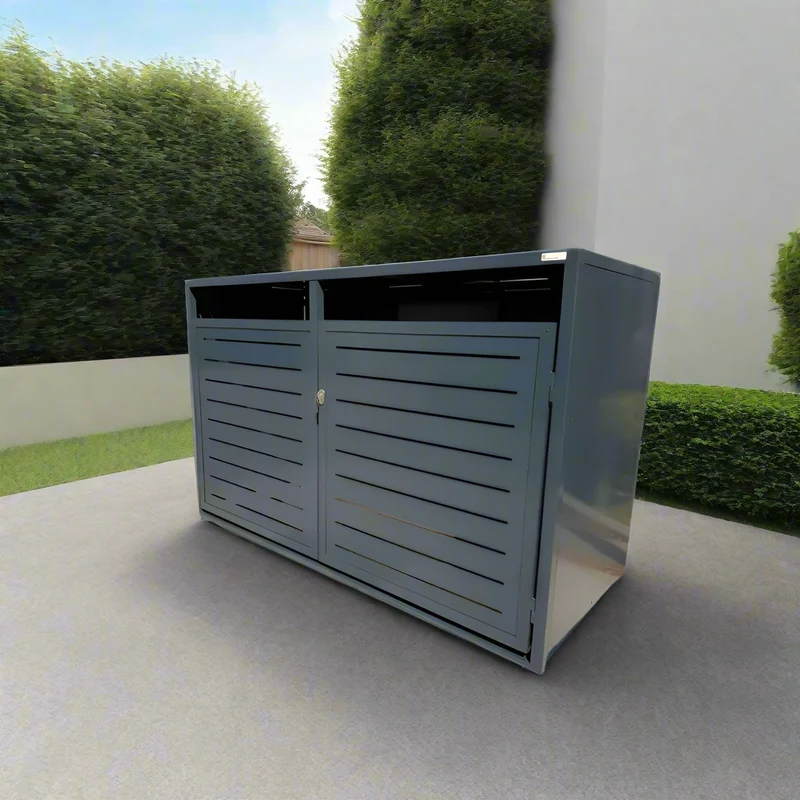 Fahrradbox für 4 Fahrräder, E-Bike, Allzweckbox