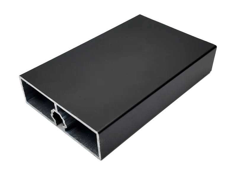 Alu schwarz Fassade Sichtschutz Wandverkleidung 45, 64, 120mm Vario
