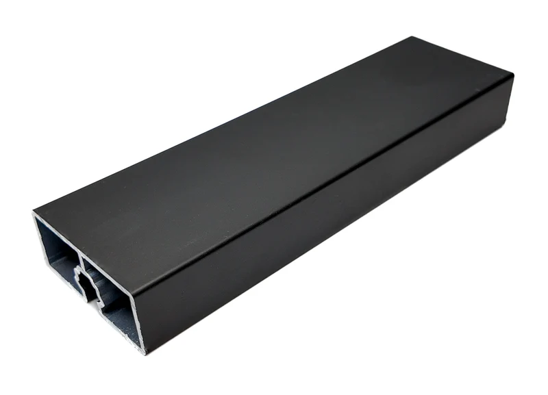 Alu schwarz Fassade Sichtschutz Wandverkleidung 45, 64, 120mm Vario