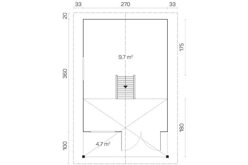 Tene Gartenhaus Modell Bunkie