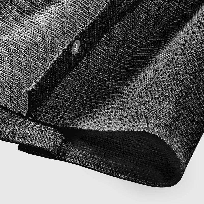 Platinum Sun & Shade Coolfit harmonica schaduwdoek, B370xL370cm, Antraciet