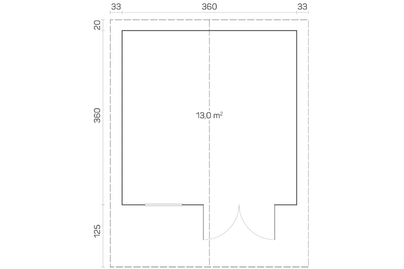 Tene Gartenhaus Modell Mari