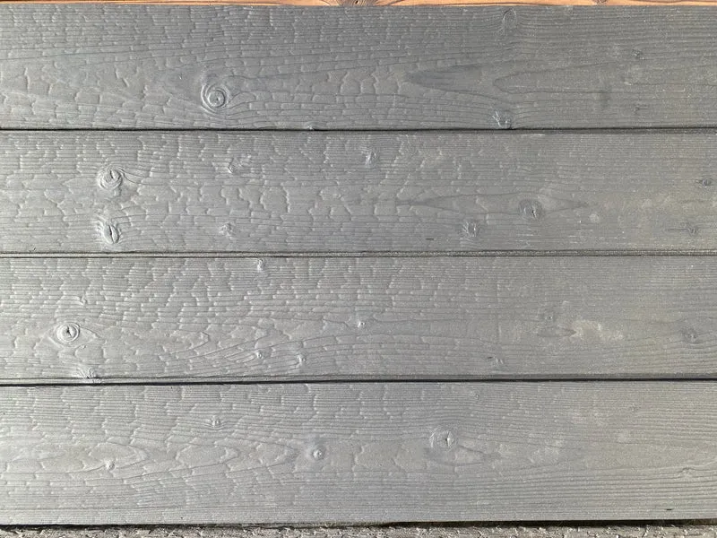 Rhombusleiste Lärche schwarz farbstabil gebrannt 90, 120, 145 x 20mm
