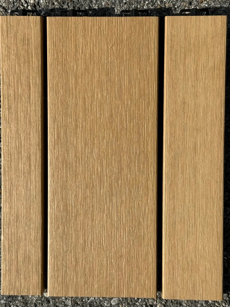 Sand WPC Wandverkleidung Fassade Vario 3 Breiten 20 x 45 - 64 - 118mm