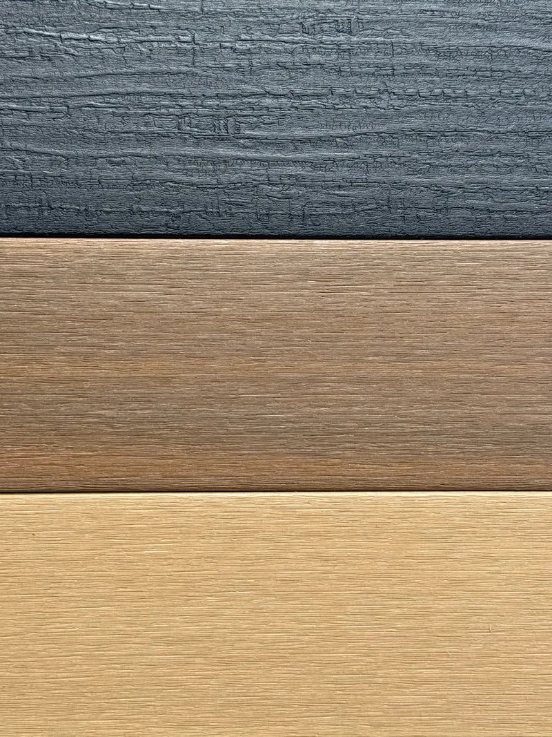 Sand WPC Wandverkleidung Fassade Vario 3 Breiten 20 x 45 - 64 - 118mm