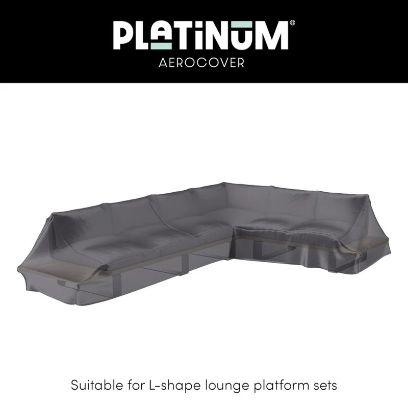 Platinum AeroCover Loungeset platformhoes rechts 325x255x90xH30/45/70