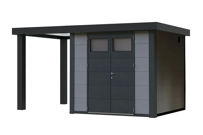 Telluria Gerätehaus Modell Classico 3024 mit Seitendach