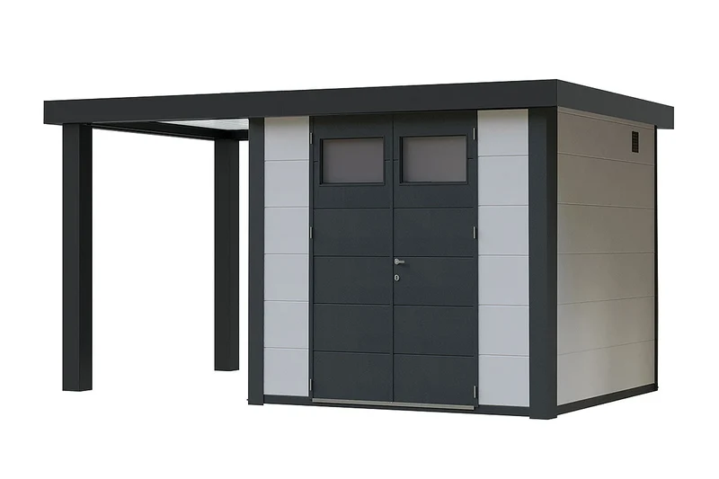 Telluria Gerätehaus Modell Classico 3024 mit Seitendach