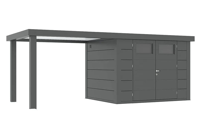 Telluria Gerätehaus Modell Classico 3024 mit Seitendach