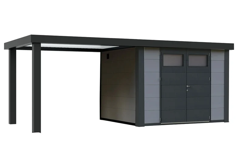 Telluria Gerätehaus Modell Classico 3024 mit Seitendach