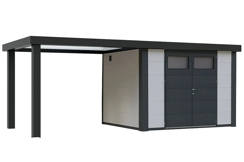 Telluria Gerätehaus Modell Classico 3024 mit Seitendach