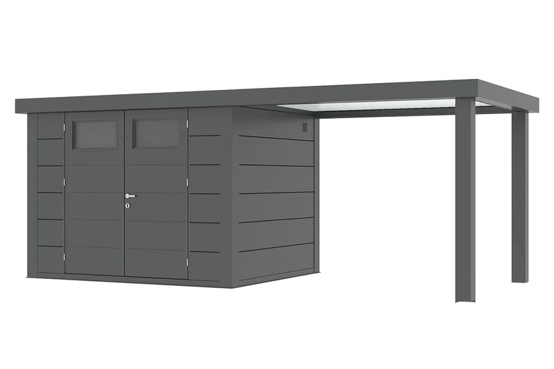 Telluria Gerätehaus Modell Classico 3024 mit Seitendach
