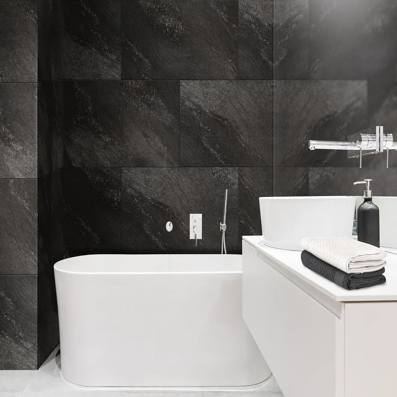 Dalles murales Gx Wall+ 45x90 cm Dark stone