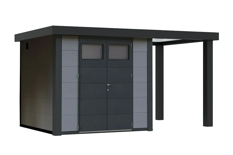 Telluria Gerätehaus Modell Classico 2724 mit Seitendach