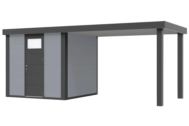 Telluria Gerätehaus Modell Classico 2724 mit Seitendach
