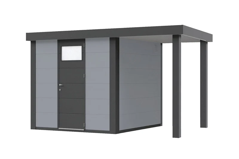Telluria Gerätehaus Modell Classico 2424 mit Seitendach 170 cm