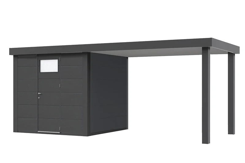 Telluria Gerätehaus Modell Classico 2424 mit Seitendach 170 cm