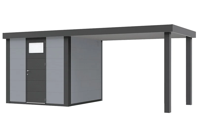 Telluria Gerätehaus Modell Classico 2424 mit Seitendach 170 cm