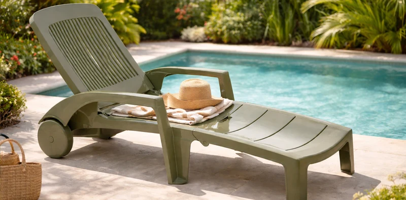 Lot de 2 bains de soleil Fidji