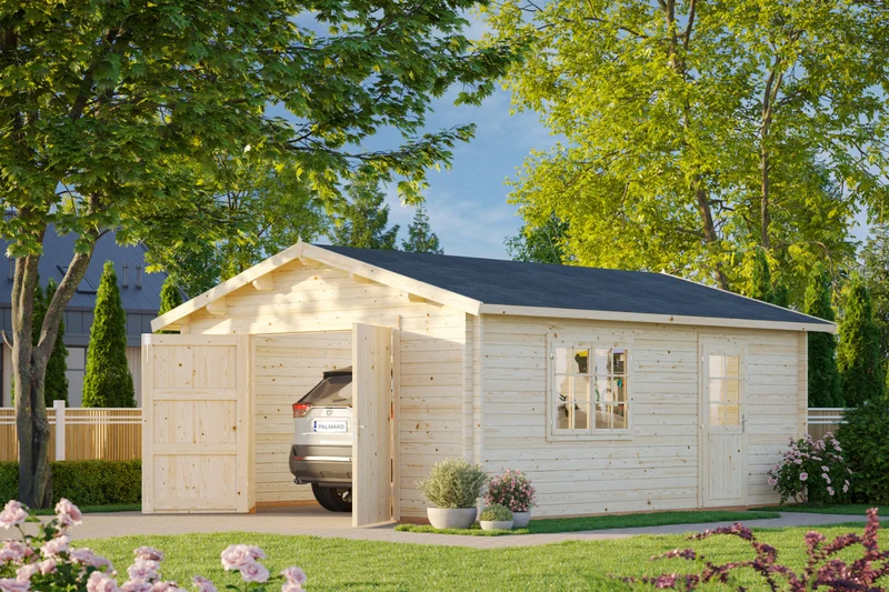 Palmako Holzgarage Modell Roger 2