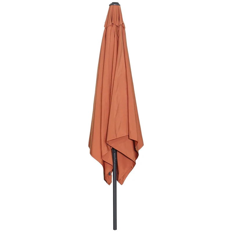 Garden Impressions Lotus parasolset 250x250 koper met voet en hoes