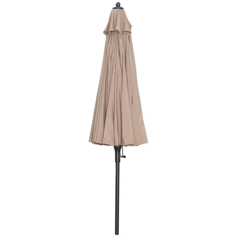 Garden Impressions Manilla parasolset taupe met voet 30 kg en hoes