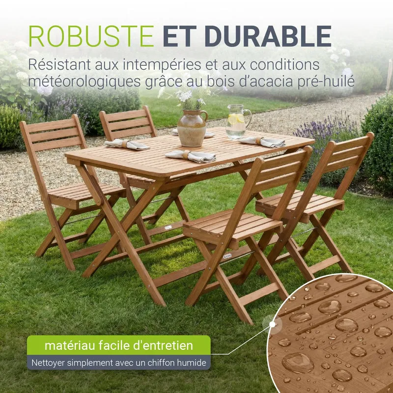 Gartenmöbel-Set Rimini aus Akazienholz