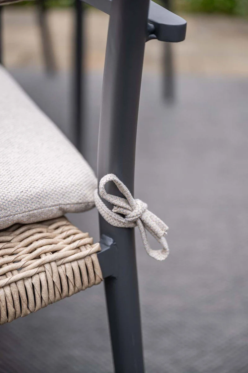Garden Impressions Parijs tuinstoelen 4 stuks + Terni tafel 160 cm