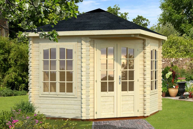 Palmako 5-Eck Gartenhaus Modell Melanie 44