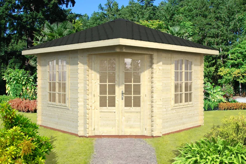 Palmako 5-Eck Gartenhaus Modell Melanie 44