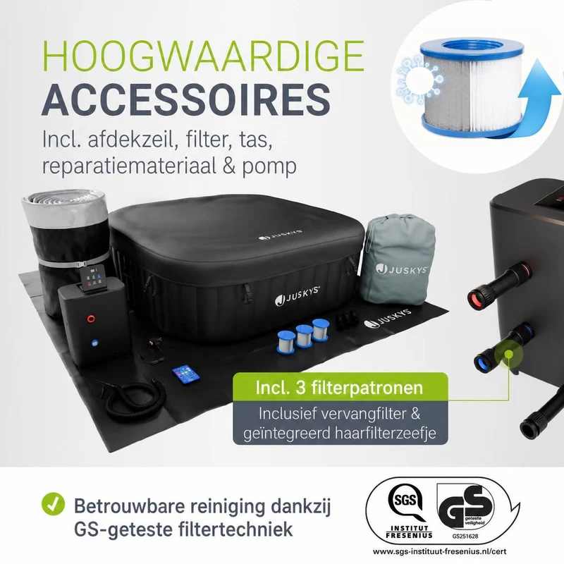 Whirlpool aufblasbar für 4-6 Personen