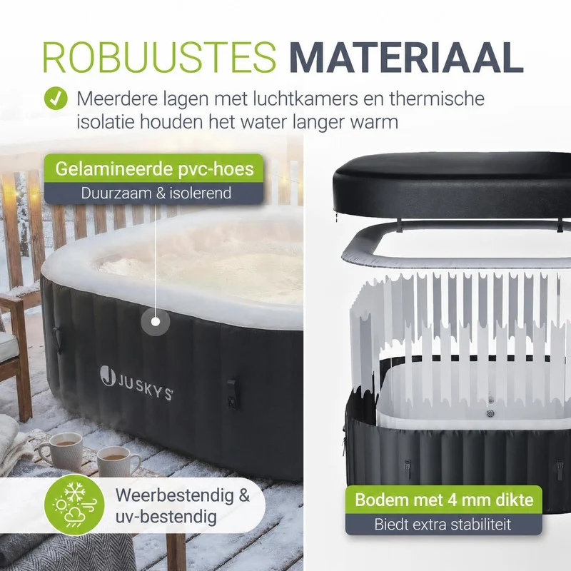 Whirlpool aufblasbar für 4-6 Personen