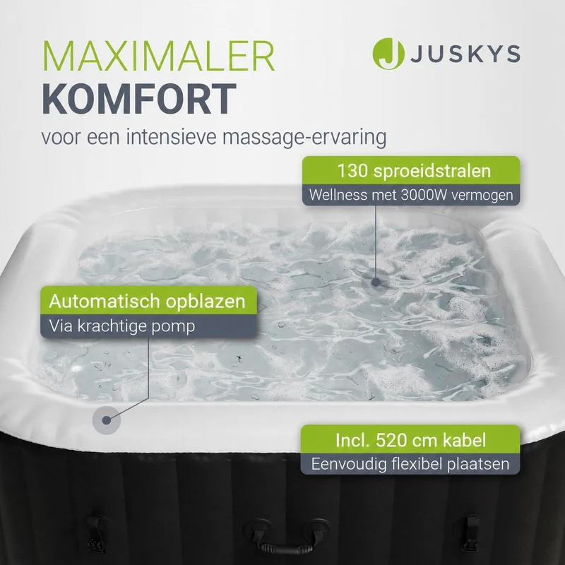 Whirlpool aufblasbar für 4-6 Personen