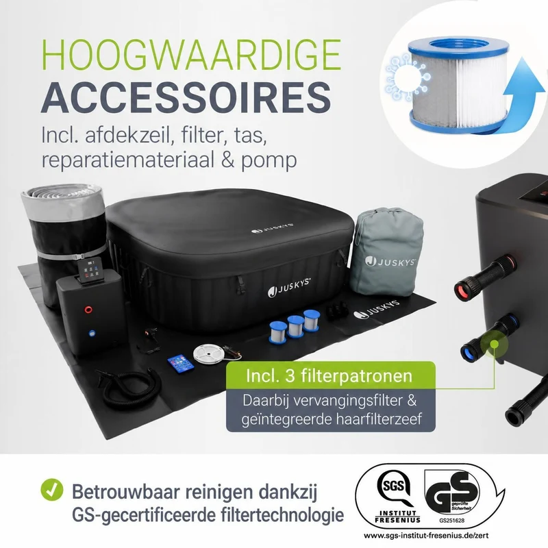 Whirlpool aufblasbar für 4-6 Personen