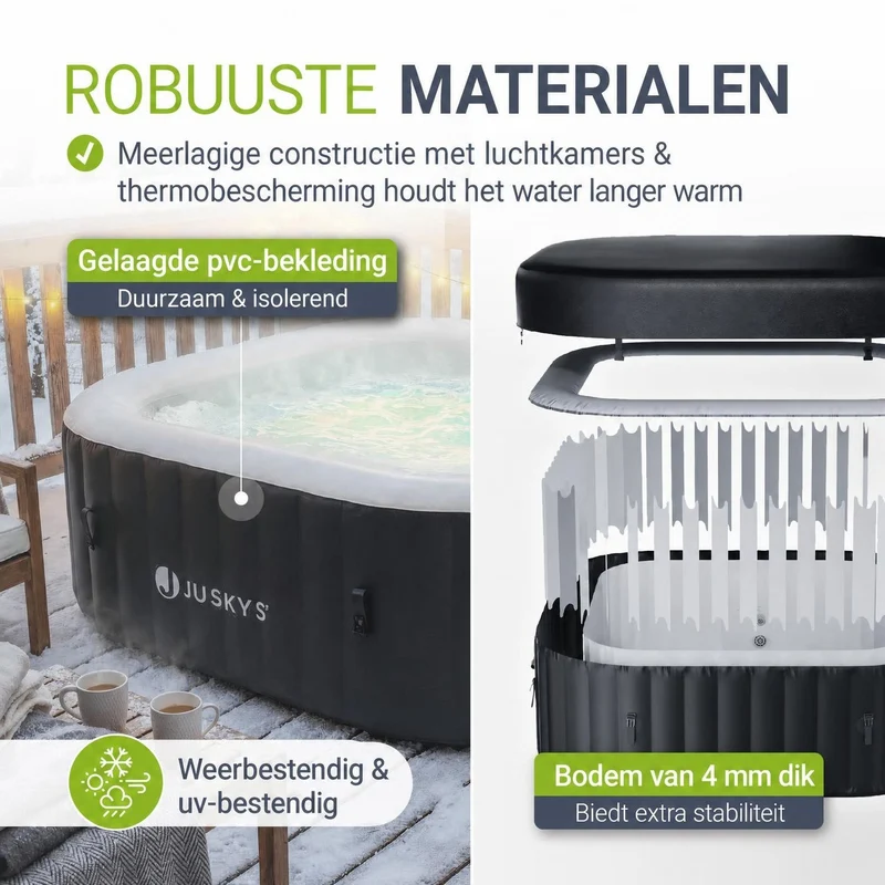 Whirlpool aufblasbar für 4-6 Personen