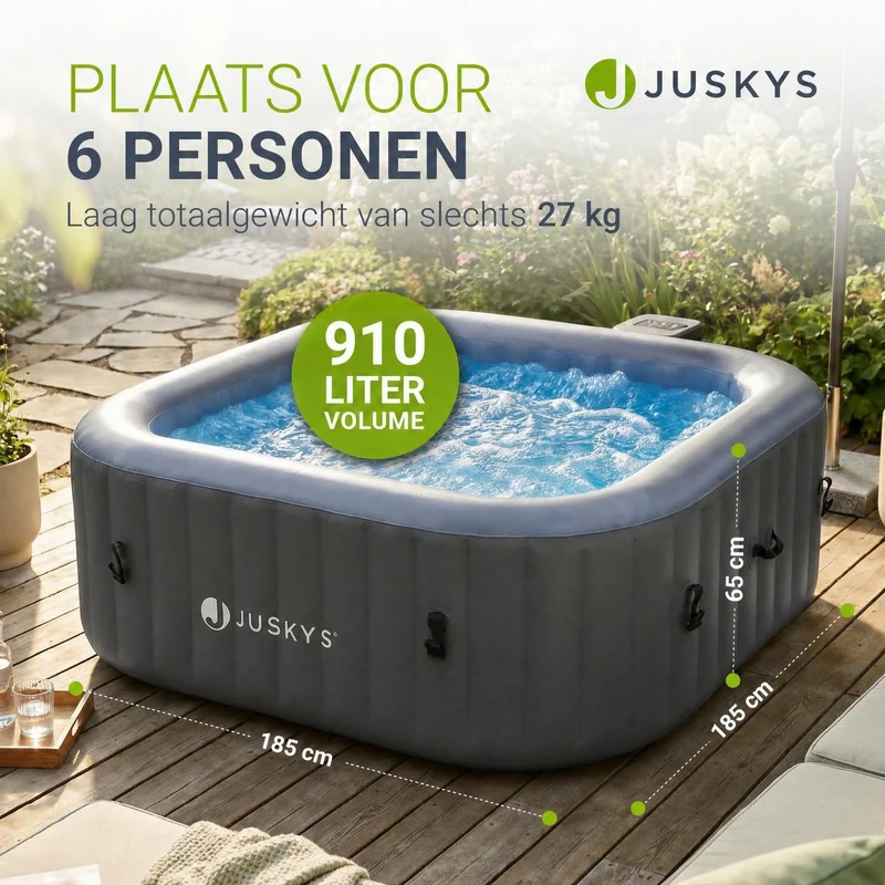 Whirlpool aufblasbar für 4-6 Personen