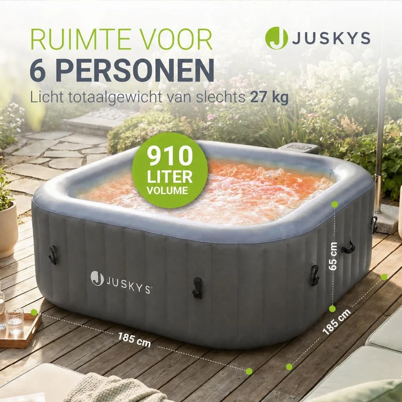 Whirlpool aufblasbar für 4-6 Personen