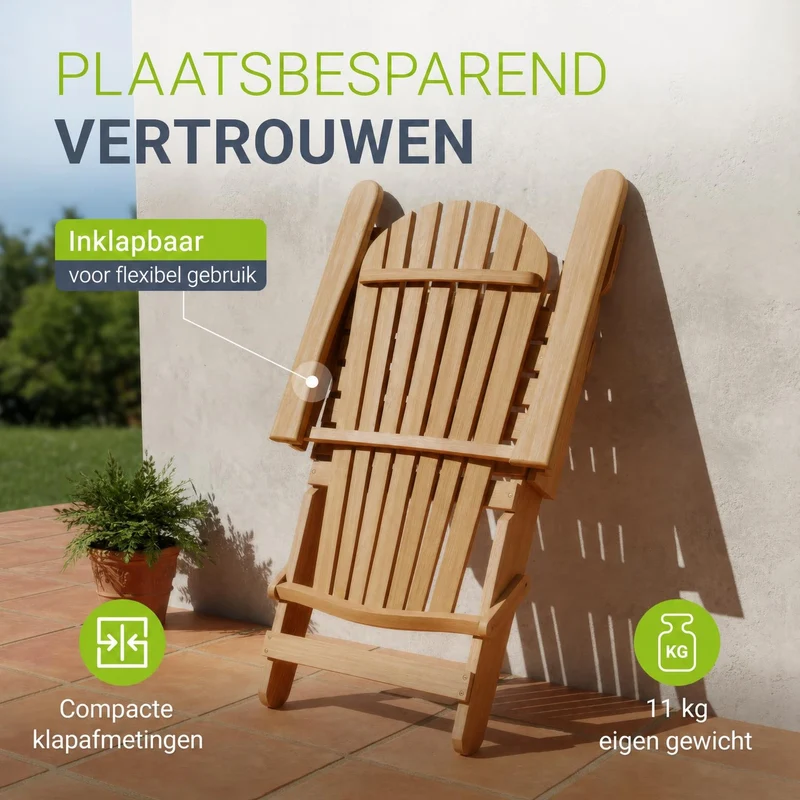 Gartenliegestuhl klappbar Korfu