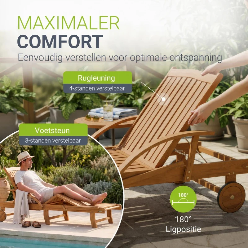 Gartenliege klappbar SunScape