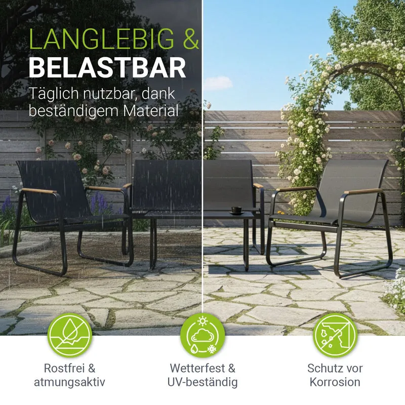 Gartenmöbelset Genua 4-teilig