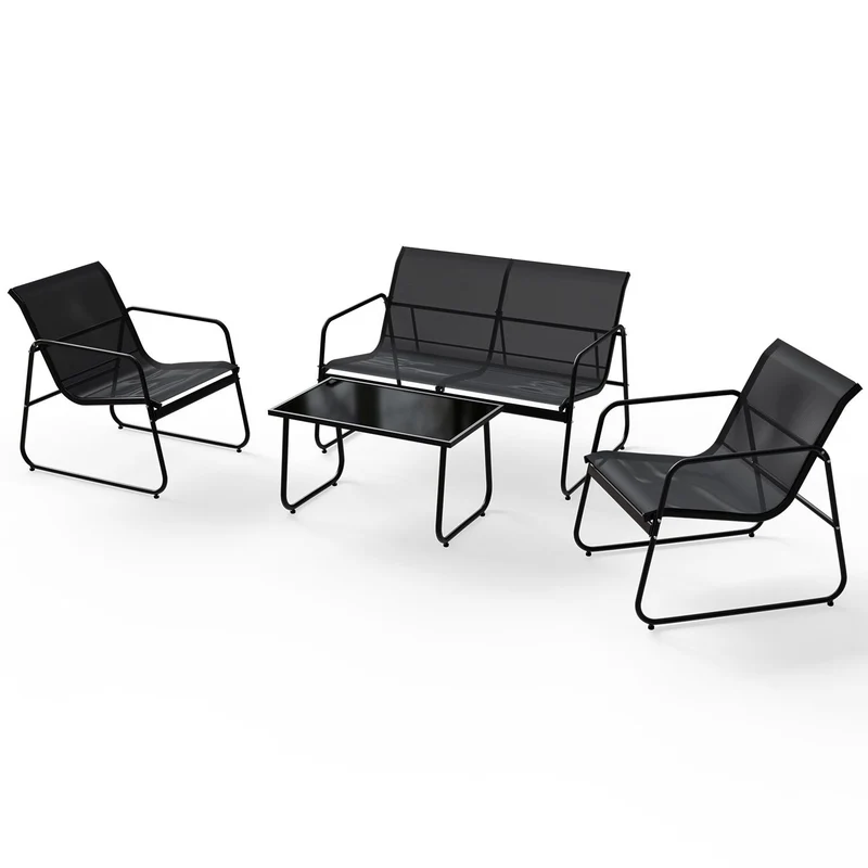 Gartenmöbelset Genua 4-teilig